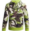 imageUnder Armour Boys Rival Fleece Printed Hoodie326 Green Vibe   White