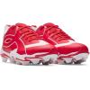 imageUnder Armour Mens Leadoff Icon Low Rm Baseball Cleats600 RedWhiteRed