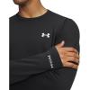 imageUnder Armour Mens Packaged Base 40 Crew Shirt001 Black   White