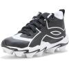 imageUnder Armour BabyBoys Leadoff Icon Mid Rm Jr Baseball Cleats001 BlackWhiteBlack