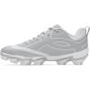 imageUnder Armour Mens Leadoff Icon Low Rm Baseball Cleats075 Baseball GrayWhiteBaseball Gray