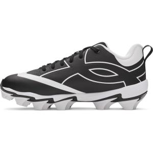 imageUnder Armour Boys Leadof Icon Low Rm Jr Baseball Cleats001 BlackBlackWhite