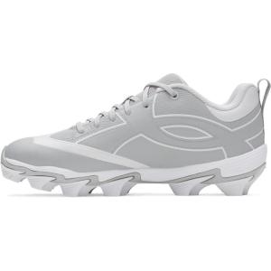 imageUnder Armour Mens Leadoff Icon Low Rm Baseball Cleats075 Baseball GrayWhiteBaseball Gray