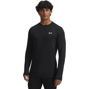 imageUnder Armour Mens Packaged Base 40 Crew Shirt001 Black   White