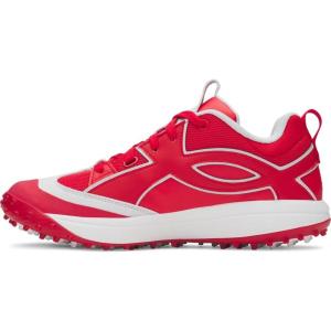 imageUnder Armour Mens Yard Icon Turf Baseball Cleats600 RedWhiteRed