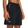 imageUnder Armour Mens Launch Stretch Woven 2in1 Shorts003 Black  Red Solstice  Reflective