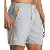 imageUnder Armour Mens Launch Stretch Woven 2in1 Shorts011 Mod Gray  Nova Orange  Reflective