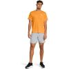 imageUnder Armour Mens Launch Stretch Woven 2in1 Shorts011 Mod Gray  Nova Orange  Reflective