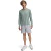 imageUnder Armour Mens Launch Stretch Woven 2in1 Shorts012 Mod Gray  White  Reflective