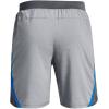 imageUnder Armour Mens Launch Stretch Woven 2in1 Shorts017 Pitch Gray Full Heather  Blue Circuit  Reflective