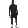 imageUnder Armour Mens Launch Stretch Woven 2in1 Shorts410 Midnight Navy  Black  Reflective