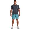 imageUnder Armour Mens Launch Stretch Woven 2in1 Shorts433 Glacier Blue  Glacier Blue  Reflective