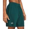 imageUnder Armour Mens Launch Stretch Woven 2in1 Shorts449 Hydro Teal  Hydro Teal  Reflective