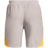imageUnder Armour Mens Launch Stretch Woven 2in1 Shorts592 Ghost Gray  Orange Ice  Reflective