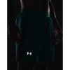imageUnder Armour Mens Launch Stretch Woven 2in1 Shorts722 Coastal Teal  Black  Reflective
