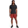 imageUnder Armour Mens Launch Stretch Woven 2in1 Shorts840 Earthen Orange  Black  Reflective
