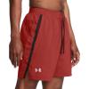 imageUnder Armour Mens Launch Stretch Woven 2in1 Shorts840 Earthen Orange  Black  Reflective