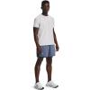 imageUnder Armour Mens Launch Stretch Woven 2in1 ShortsAcademy Blue Full Heather 408Reflective