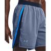 imageUnder Armour Mens Launch Stretch Woven 2in1 ShortsAcademy Blue Full Heather 408Reflective