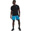 imageUnder Armour Mens Launch Stretch Woven 2in1 ShortsCruise Blue 899Reflective