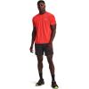 imageUnder Armour Mens Launch Stretch Woven 2in1 ShortsJet Gray 010Reflective
