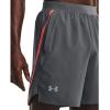 imageUnder Armour Mens Launch Stretch Woven 2in1 ShortsPitch Gray 012Reflective