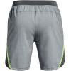 imageUnder Armour Mens Launch Stretch Woven 2in1 ShortsPitch Gray Full Heather 013Reflective
