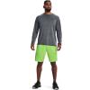 imageUnder Armour Mens Launch Stretch Woven 2in1 ShortsQuirky Lime 752Reflective