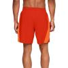 imageUnder Armour Mens Launch Stretch Woven 2in1 ShortsUltra Orange 856Reflective