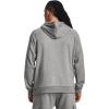 imageUnder Armour Mens Rival Fleece Hoodie025 Castlerock Light Heather   White