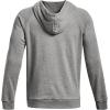 imageUnder Armour Mens Rival Fleece Hoodie025 Castlerock Light Heather   White