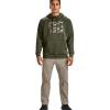 imageUnder Armour Mens Rival Fleece HoodieMarine Od Green 390Ua Barren Camo
