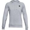 imageUnder Armour Mens Rival Fleece HoodieMod Gray Light Heather 011Onyx White