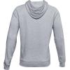 imageUnder Armour Mens Rival Fleece HoodieMod Gray Light Heather 011Onyx White