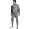 imageUnder Armour Mens Rival Fleece HoodiePitch Gray Light Heather 012Onyx White