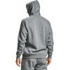 imageUnder Armour Mens Rival Fleece HoodiePitch Gray Light Heather 012Onyx White