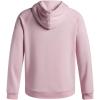 imageUnder Armour Mens Rival Fleece HoodiePrime PinkWhite
