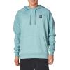 imageUnder Armour Mens Rival Fleece HoodieRetro Teal Light Heather 391Onyx White