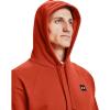 imageUnder Armour Mens Rival Fleece HoodieRich Orange 830Onyx White