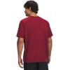 imageUnder Armour Mens Velocity 20 Short Sleeve T Shirt625 Cardinal   Black
