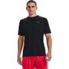 imageUnder Armour Mens Velocity 20 Short Sleeve T Shirt001 Black   Pitch Gray
