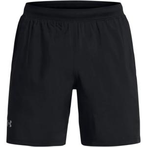 imageUnder Armour Mens Launch Stretch Woven 2in1 Shorts001 Black  Black  Reflective