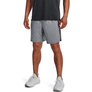 imageUnder Armour Mens Launch Stretch Woven 2in1 Shorts016 Pitch Gray Full Heather  Bolt Red  Reflective