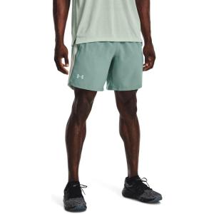 imageUnder Armour Mens Launch Stretch Woven 2in1 Shorts177 Fresco Green  Illusion Green  Reflective