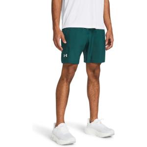imageUnder Armour Mens Launch Stretch Woven 2in1 Shorts449 Hydro Teal  Hydro Teal  Reflective
