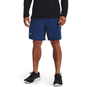imageUnder Armour Mens Launch Stretch Woven 2in1 Shorts471 Blue Mirage  Black  Reflective