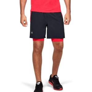 imageUnder Armour Mens Launch Stretch Woven 2in1 ShortsBlack