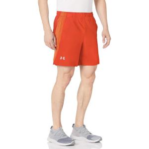 imageUnder Armour Mens Launch Stretch Woven 2in1 ShortsUltra Orange 856Reflective