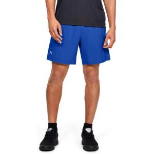 imageUnder Armour Mens Launch Stretch Woven 2in1 ShortsVersa Blue 486Reflective