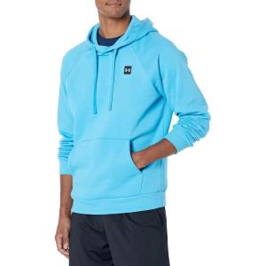 imageUnder Armour Mens Rival Fleece Hoodie419 Capri   Onyx White